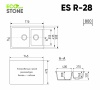 EcoStone ES R-28 графитовый фото 31111