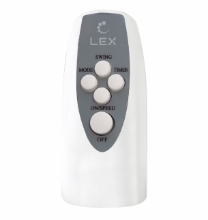 Вентилятор напольный LEX LXFC 8320. 16" белый, с ПДУ фото 29125