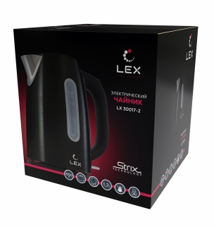 Чайник "LEX" LX 30017-2 черный фото 29169