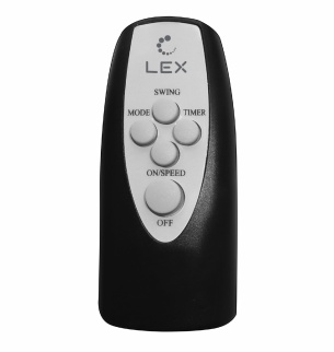 Вентилятор напольный LEX LXFC 8321. 16" черный, с ПДУ фото 29130
