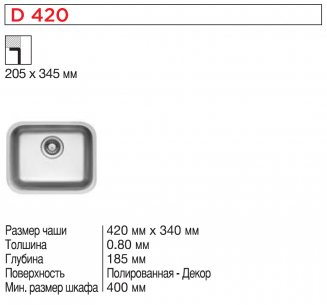 TopZero D420.GT8K полированая сталь фото 26112