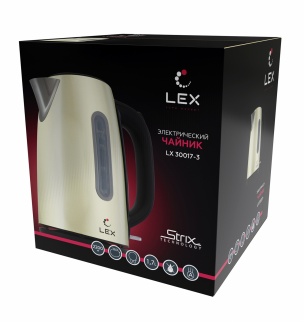 Чайник "LEX" LX 30017-3 бежевый фото 29166